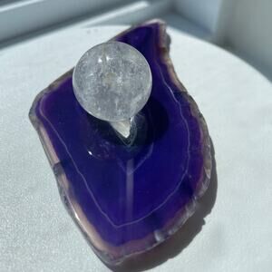 Pretty Clear Quartz Sphere